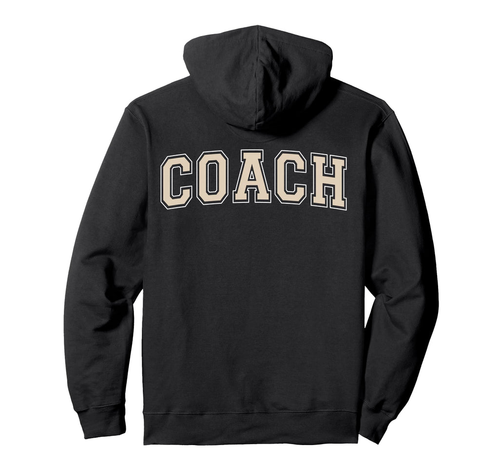 Coach Sports Trainer Antique White Hoodie - Custom Art Print Unisex - T-Shirt, Sweatshirt, Hoodie