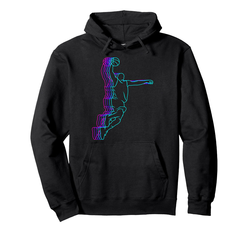 Basketball Player Team Coach Vaporwave Hoodie - Fun Novelty Design Unisex - T-Shirt, Sweatshirt, Hoodie