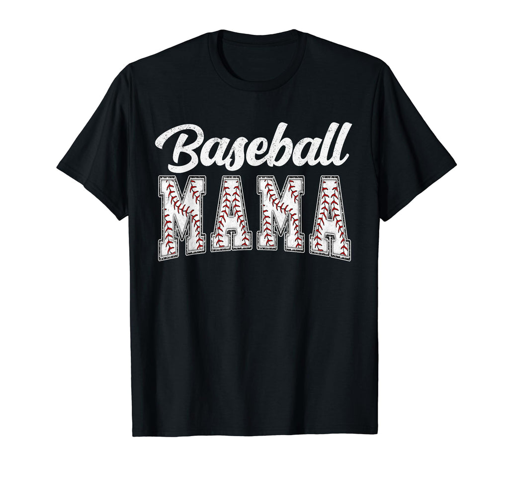 Baseball Mama Baseball Mom Mothers T-Shirt - Novelty Apparel for Adults - T-Shirt, Sweatshirt, Hoodie