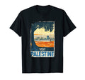 Visit Palestine Distressed Travel Ad T-Shirt - Minimalist Print Unisex - T-Shirt, Sweatshirt, Hoodie