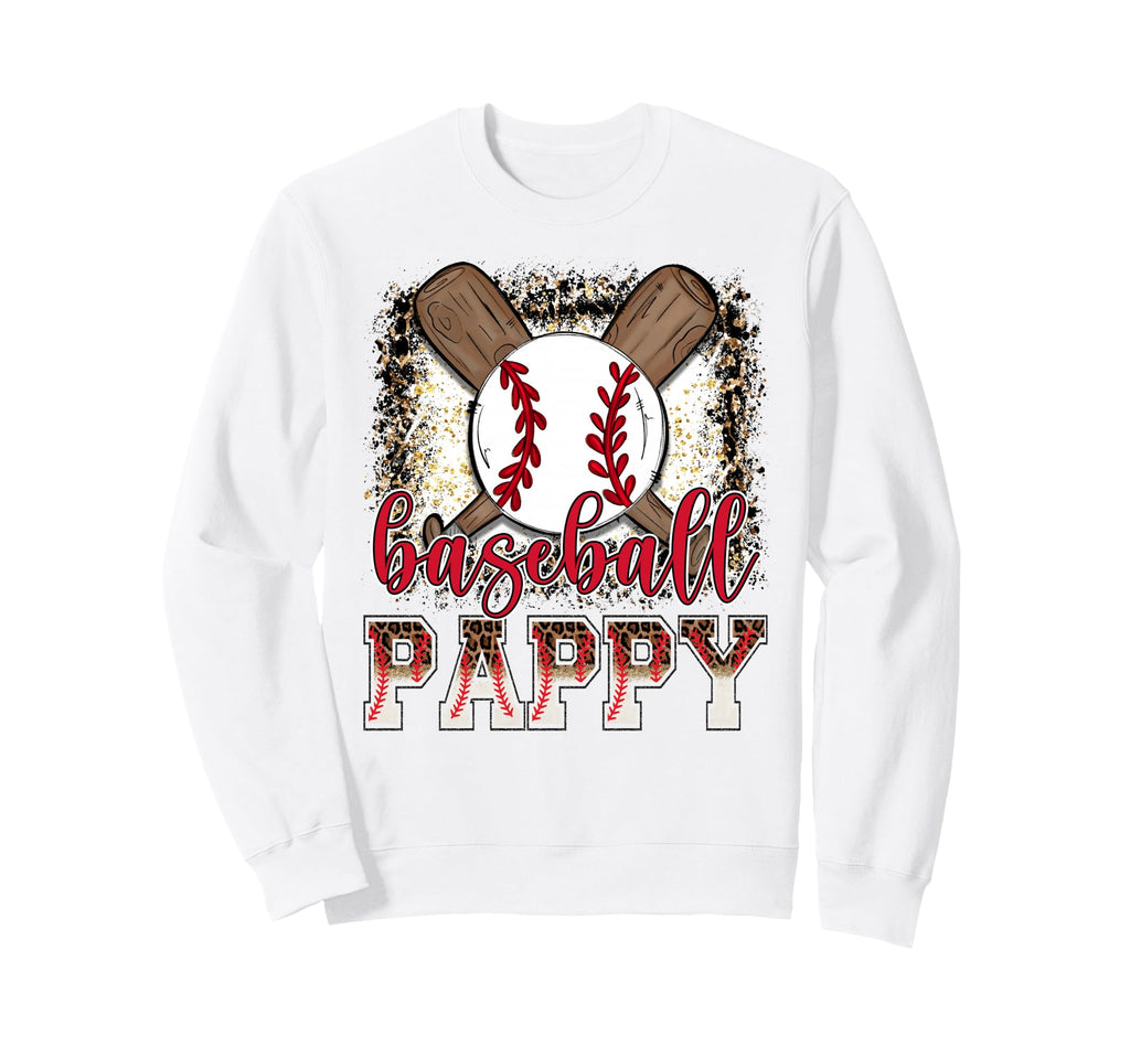 Baseball Pappy Leopard Proud Ball Pappy Sweatshirt - Trendy Graphic Unisex - T-Shirt, Sweatshirt, Hoodie
