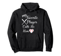 Baseball Mom Son Baseball Player Mom Hoodie - Novelty Apparel for Adults - T-Shirt, Sweatshirt, Hoodie