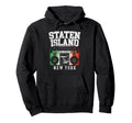 Staten Island New York Nyc Boombox Hoodie - Fun Novelty Design for Adults - T-Shirt, Sweatshirt, Hoodie