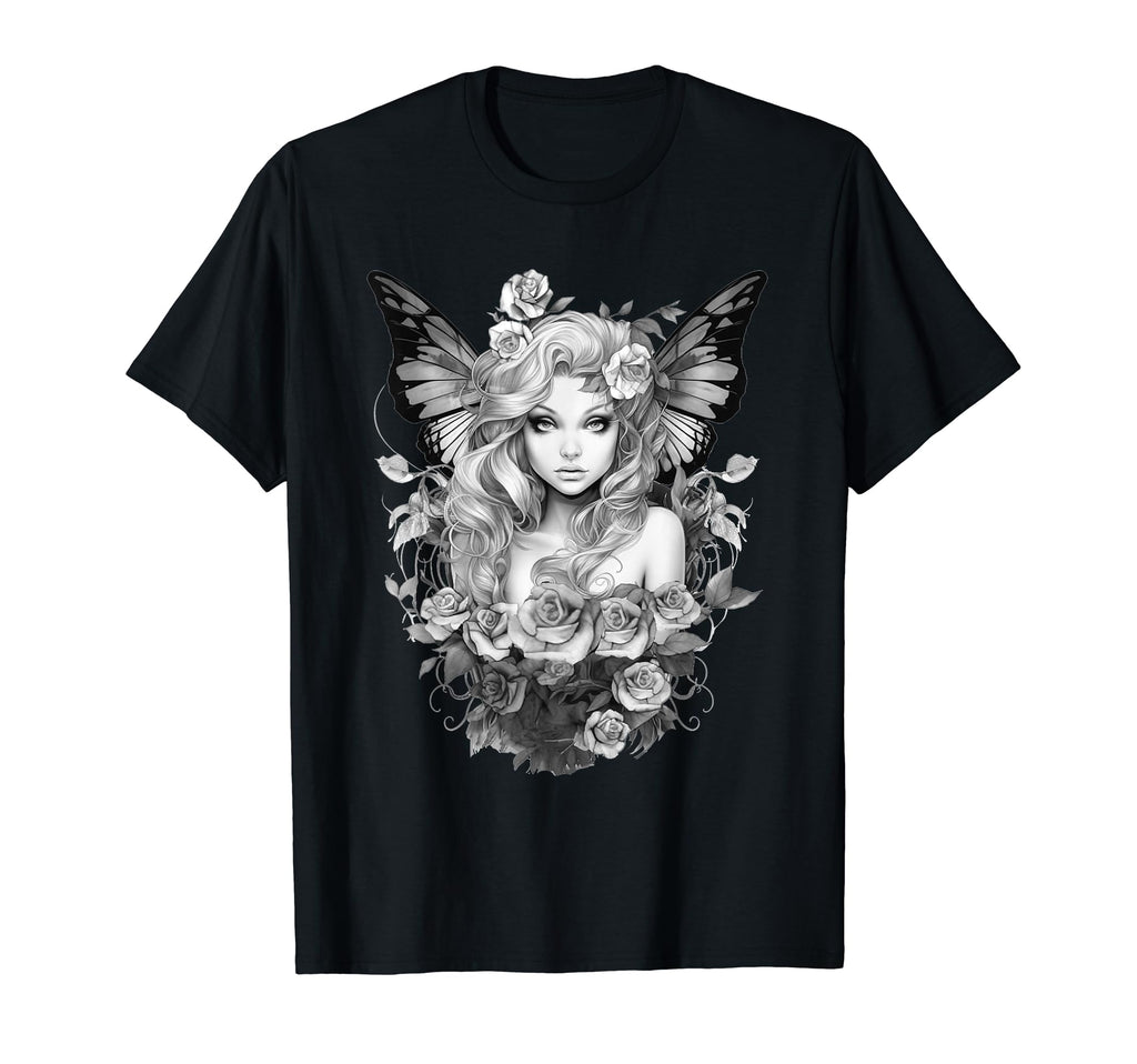 Fairy Butterfly Wings Fairycore Goth T-Shirt - Streetwear Style Men Women - T-Shirt, Sweatshirt, Hoodie