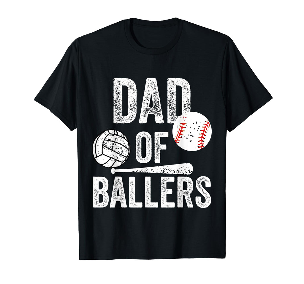Dad Ballers Volleyball Baseball T-Shirt - Streetwear Style for Adults - T-Shirt, Sweatshirt, Hoodie