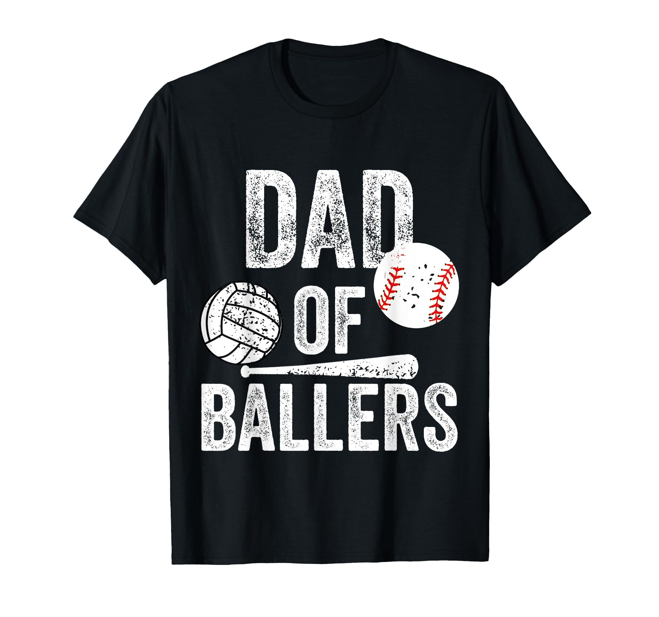 Dad Ballers Volleyball Baseball T-Shirt - Streetwear Style for Adults - T-Shirt, Sweatshirt, Hoodie