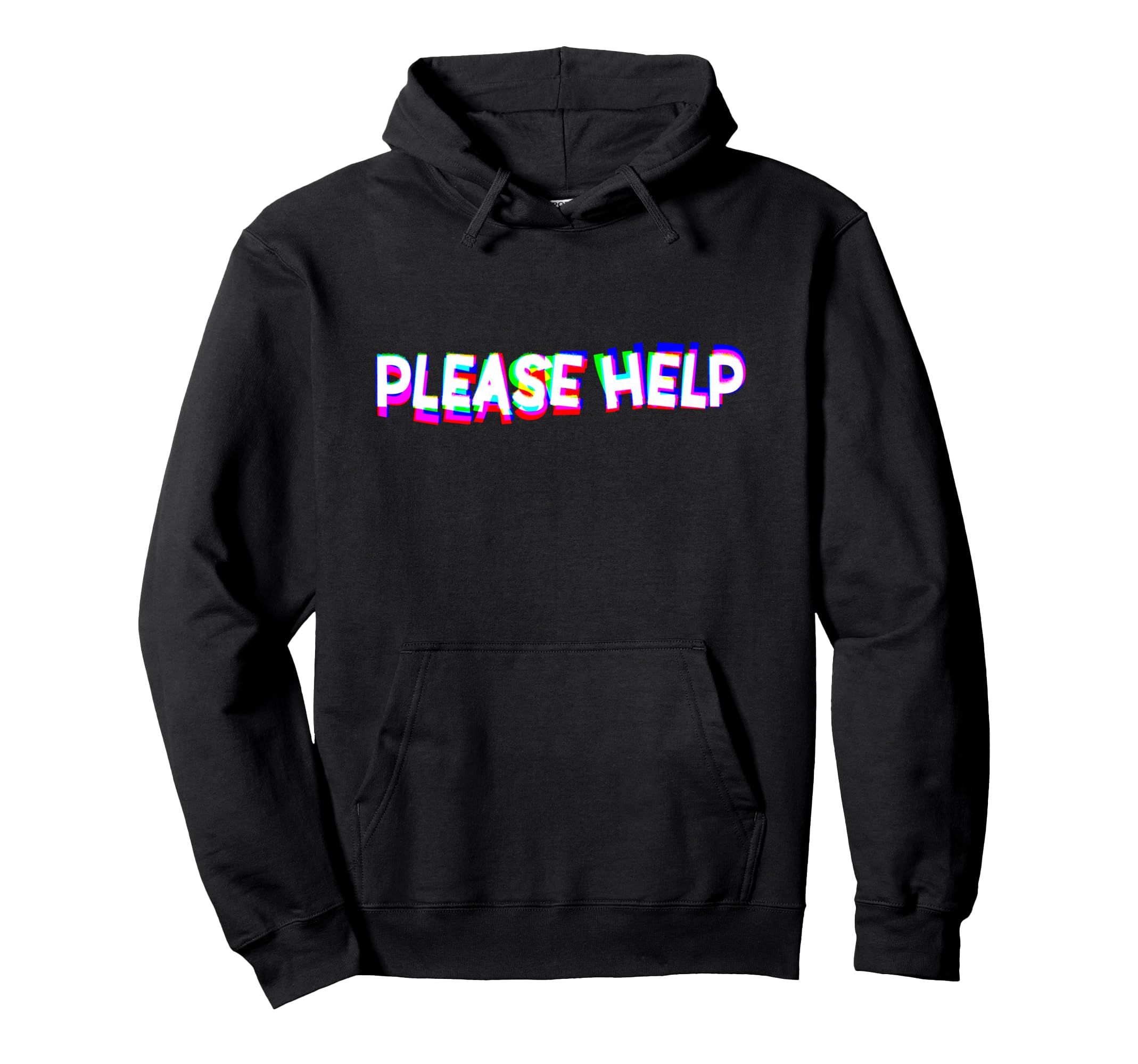 Please Help Vaporwave Aesthetic Hoodie - Custom Art Print Men Women - T-Shirt, Sweatshirt, Hoodie