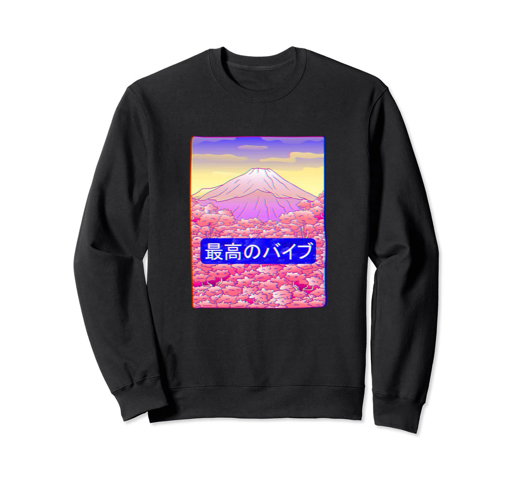 Blossom Forest Edgy Vaporwave Sweatshirt - Casual Everyday Wear Unisex - T-Shirt, Sweatshirt, Hoodie