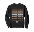 Repeating Text Michael Busch Chicago Sweatshirt - Trendy Graphic Men Women - T-Shirt, Sweatshirt, Hoodie