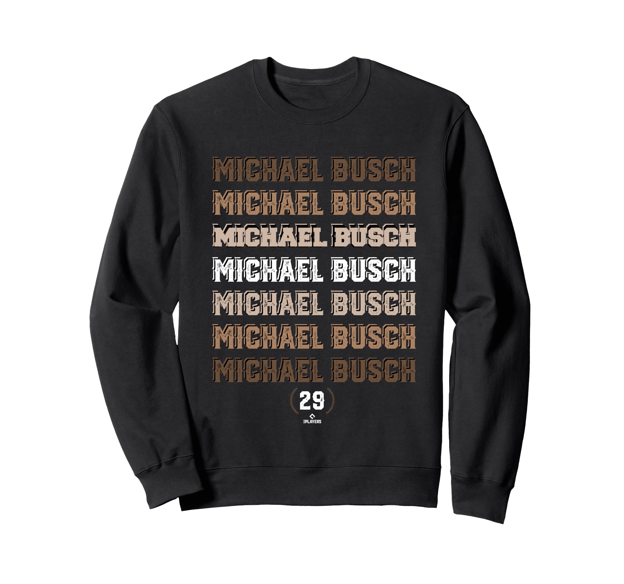 Repeating Text Michael Busch Chicago Sweatshirt - Trendy Graphic Men Women - T-Shirt, Sweatshirt, Hoodie