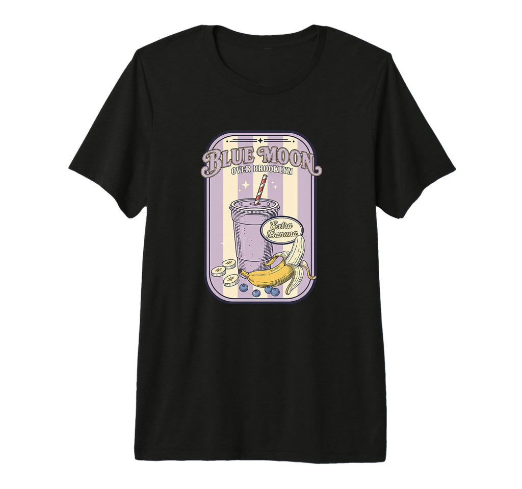 Blue Moon Over Brooklyn Extra T-Shirt - Aesthetic Graphic for Adults - T-Shirt, Sweatshirt, Hoodie