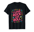 I Love Rock And Roll Music Lovers T-Shirt - Graphic Print for Adults - T-Shirt, Sweatshirt, Hoodie