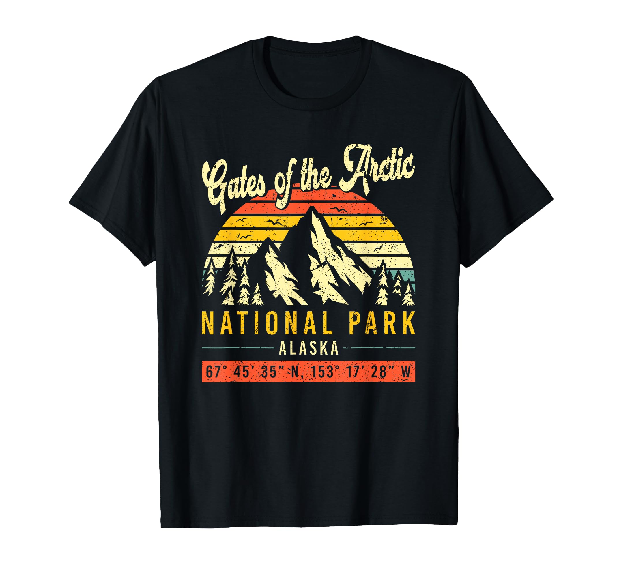 Gates Arctic Alaska National Park T-Shirt - Minimalist Print Unisex - T-Shirt, Sweatshirt, Hoodie
