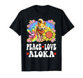 Peace Love Aloka Peace Dog Sunflower T-Shirt - Streetwear Style for Adults - T-Shirt, Sweatshirt, Hoodie