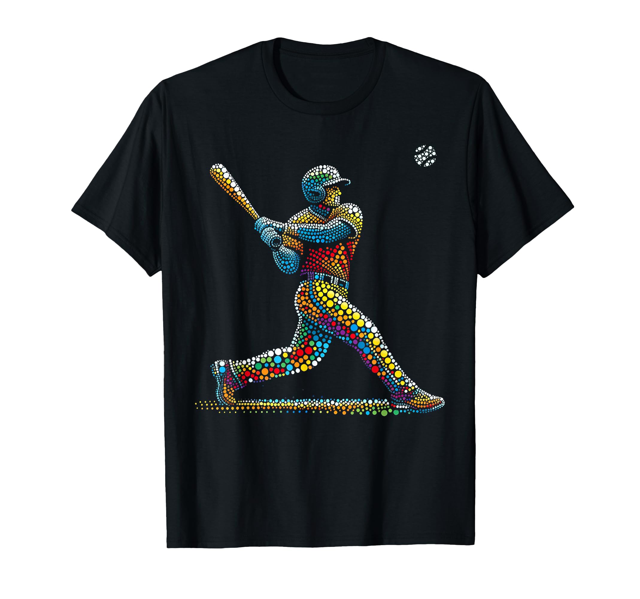 Happy Dot Day Baseball Player T-Shirt - Fun Novelty Design for Adults - T-Shirt, Sweatshirt, Hoodie