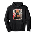 Aesthetic Streetwear Teddy Bear Hoodie - Casual Everyday Wear for Adults - T-Shirt, Sweatshirt, Hoodie