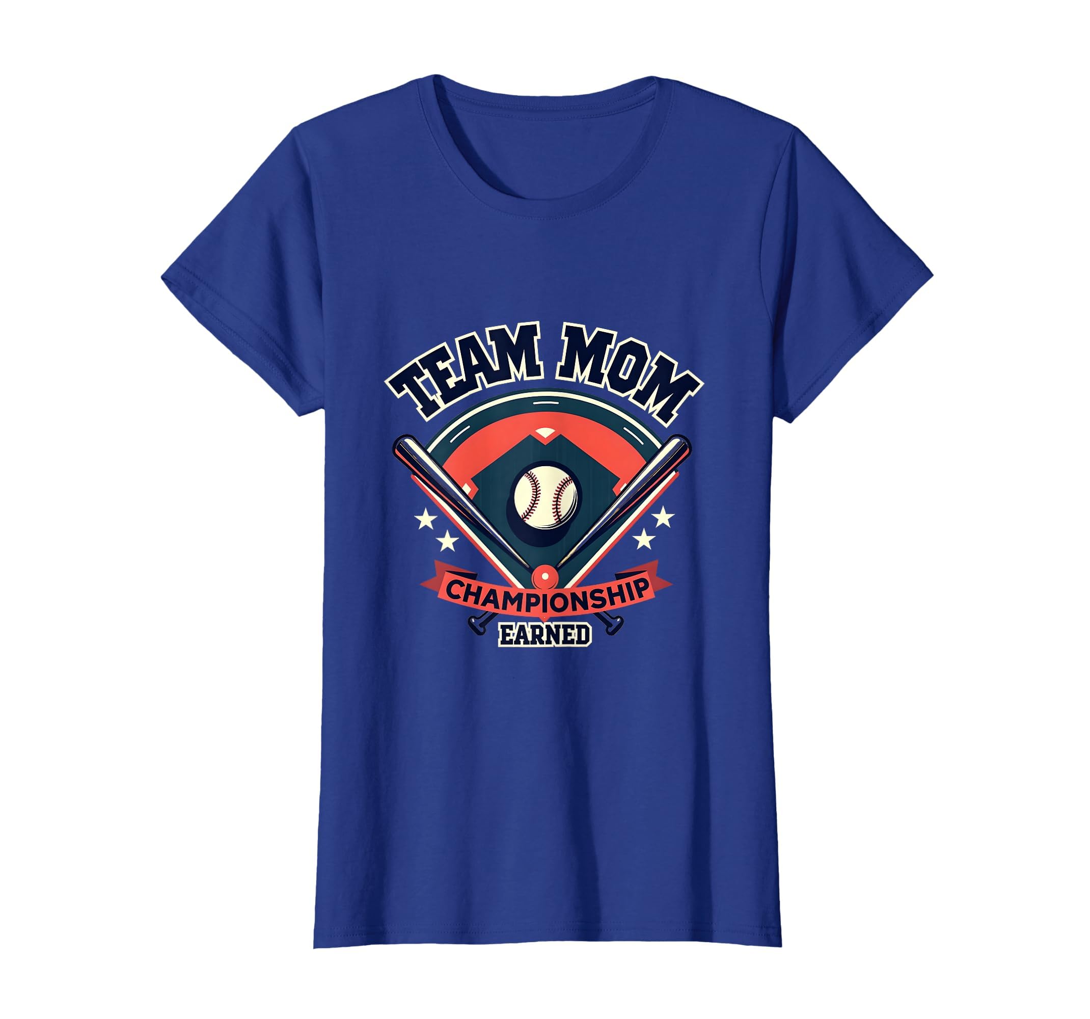 Team Mom Championship Earned Baseball T-Shirt - Graphic Print for Adults - T-Shirt, Sweatshirt, Hoodie