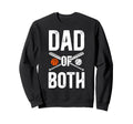 Dad Both Baseball Basketball Dad Sweatshirt - Fun Novelty Design Unisex - T-Shirt, Sweatshirt, Hoodie