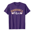 Baseball Womens Baseball Vibes Baseball T-Shirt - Aesthetic Graphic Unisex - T-Shirt, Sweatshirt, Hoodie