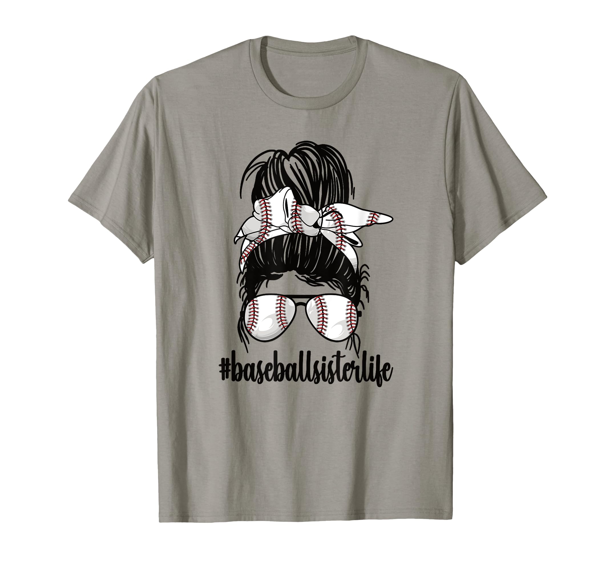 Proud Baseball Sister Baseball T-Shirt - Casual Everyday Wear for Adults - T-Shirt, Sweatshirt, Hoodie