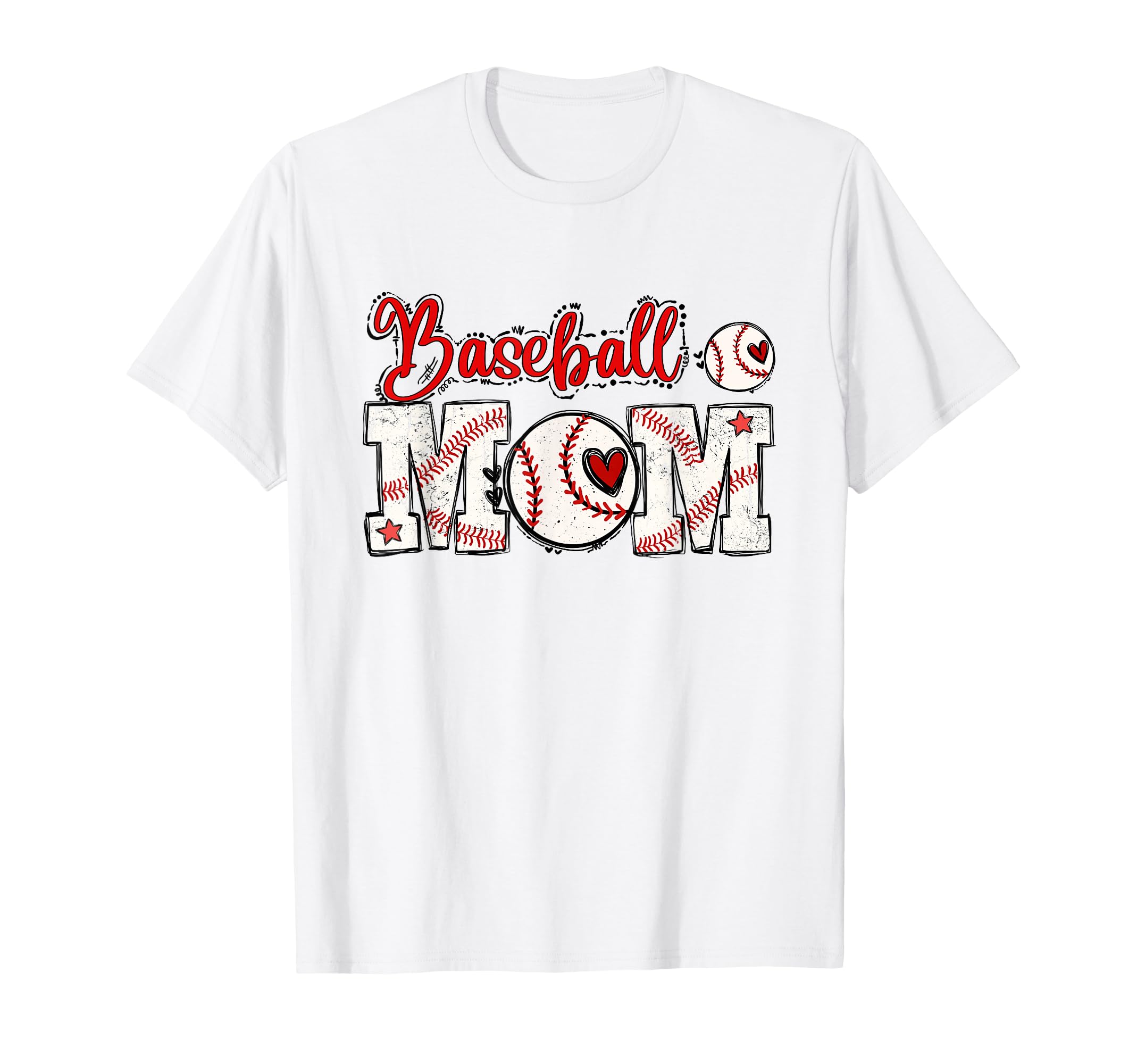 Baseball Mom Super Baseball T-Shirt - Trendy Graphic Men Women - T-Shirt, Sweatshirt, Hoodie
