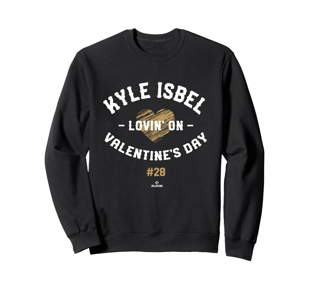 Kyle Isbel Lovin Valentines Day Sweatshirt - Minimalist Print Men Women - T-Shirt, Sweatshirt, Hoodie
