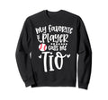 My Favorite Baseball Player Calls Me Sweatshirt - Graphic Print for Adults - T-Shirt, Sweatshirt, Hoodie