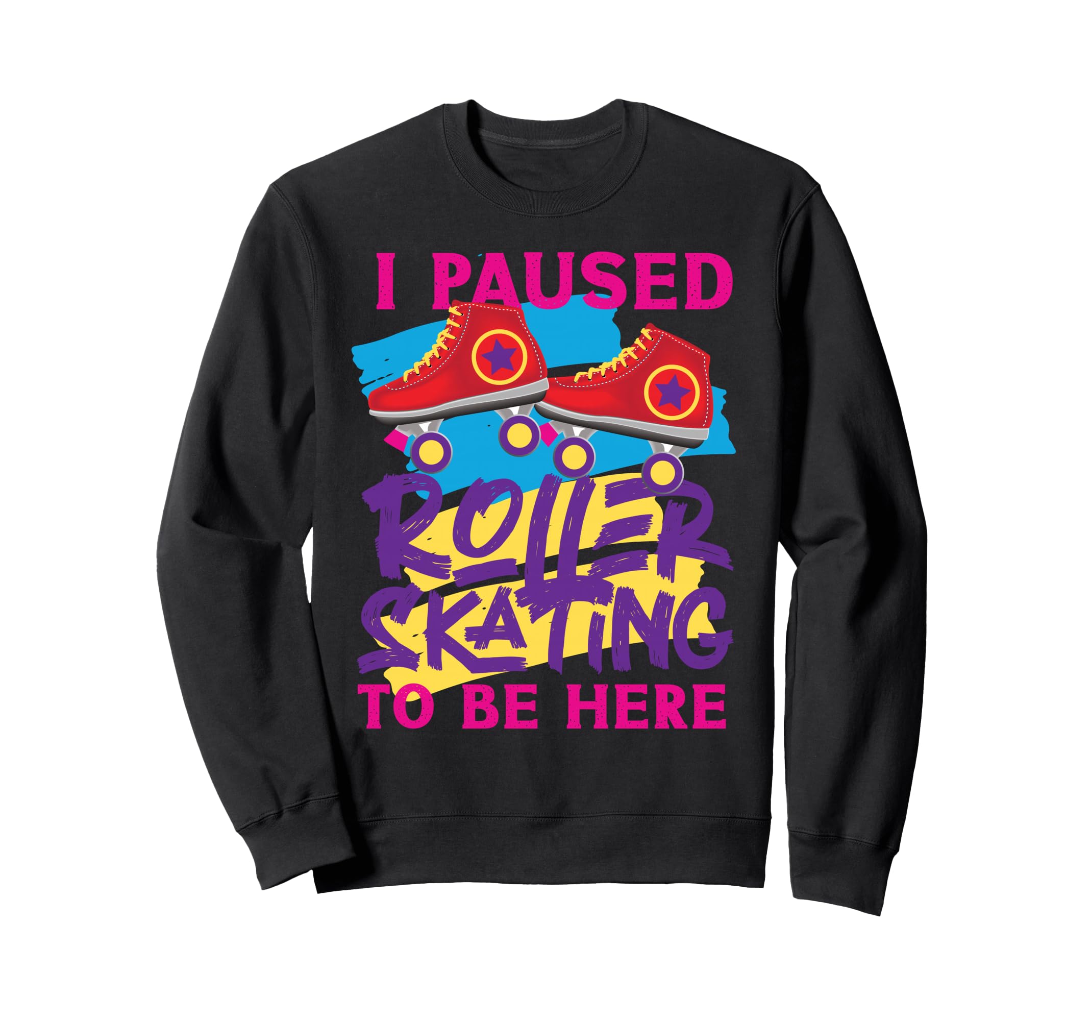 Roller Skating Skate 1970S Sweatshirt - Minimalist Print for Adults - T-Shirt, Sweatshirt, Hoodie