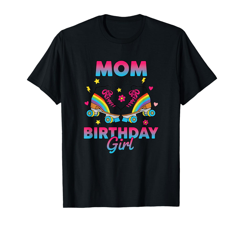 Mom Birthday Rainbow Roller Skates T-Shirt - Custom Art Print for Adults - T-Shirt, Sweatshirt, Hoodie