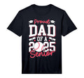 Proud Dad 2025 Senior Graduate Class T-Shirt - Minimalist Print Unisex - T-Shirt, Sweatshirt, Hoodie