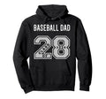 Baseball Dad Class 2028 Baseball Dad 28 Hoodie - Graphic Print Unisex - T-Shirt, Sweatshirt, Hoodie