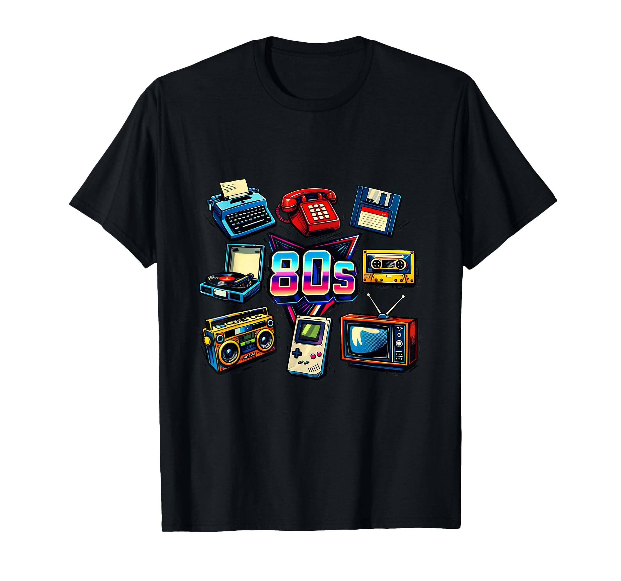 80S Technology Nostalgia Fun Throwback T-Shirt - Novelty Apparel Men Women - T-Shirt, Sweatshirt, Hoodie