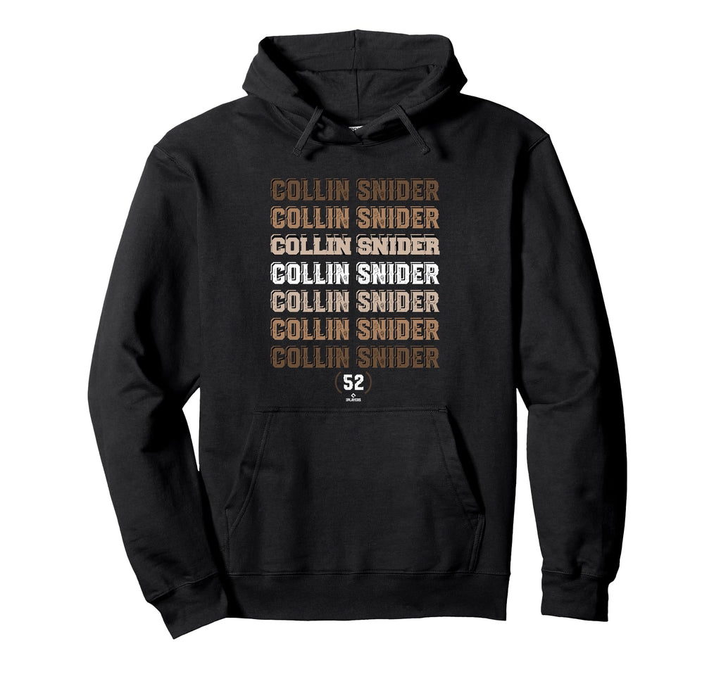 Repeating Text Collin Snider Seattle Hoodie - Aesthetic Graphic for Adults - T-Shirt, Sweatshirt, Hoodie