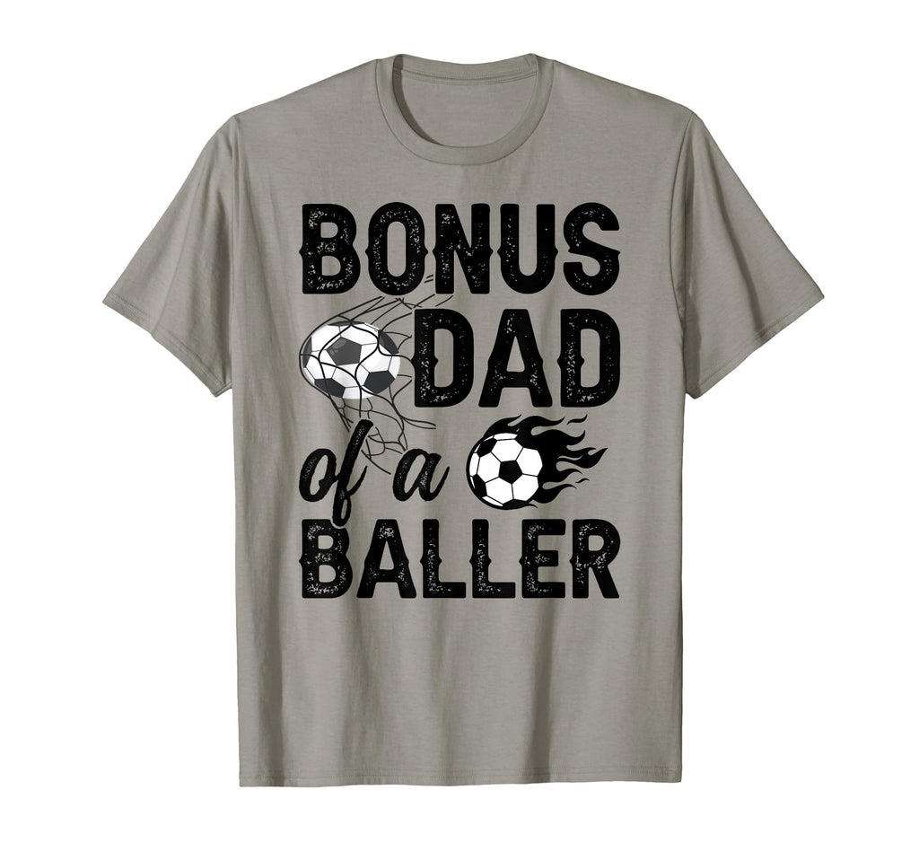 Bonus Dad Baller Soccer Bonus Dad Soccer T-Shirt - Minimalist Print Unisex - T-Shirt, Sweatshirt, Hoodie