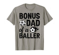 Bonus Dad Baller Soccer Bonus Dad Soccer T-Shirt - Minimalist Print Unisex - T-Shirt, Sweatshirt, Hoodie