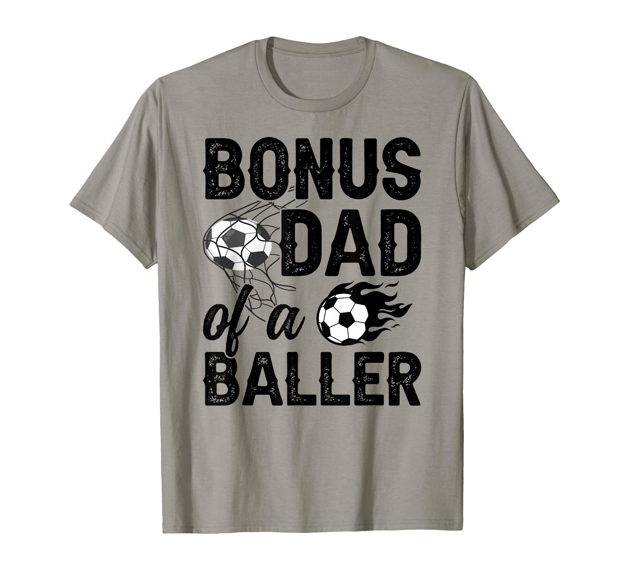 Bonus Dad Baller Soccer Bonus Dad Soccer T-Shirt - Minimalist Print Unisex - T-Shirt, Sweatshirt, Hoodie