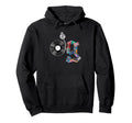 Old School Og Hip Hop Head Vinyl Cds Hoodie - Custom Art Print Men Women - T-Shirt, Sweatshirt, Hoodie
