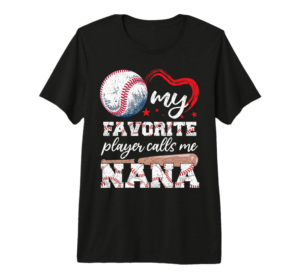 Baseball Grandma My Favorite Player T-Shirt - Casual Everyday Wear Unisex - T-Shirt, Sweatshirt, Hoodie