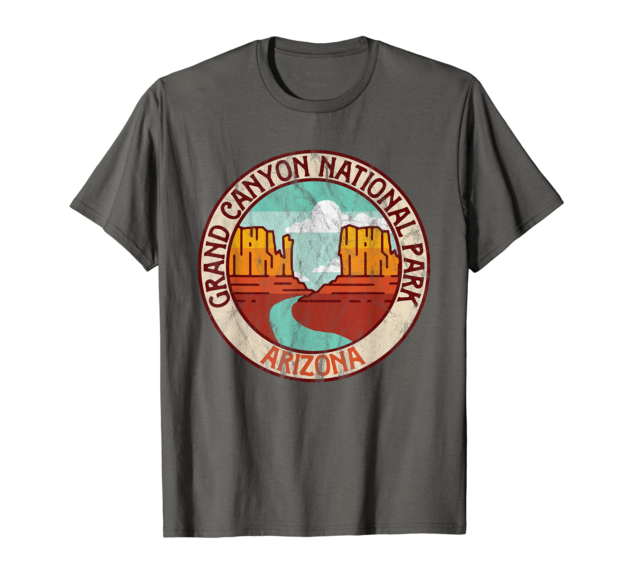Grand Canyon Distressed Souvenir T-Shirt - Custom Art Print Unisex - T-Shirt, Sweatshirt, Hoodie