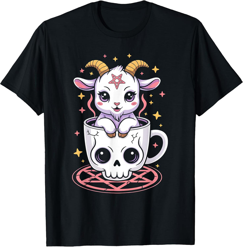 Funny Occult Goat Lover Gift - Adult & Kids T-Shirts, Sweatshirts & Hoodies apparel design preview 1