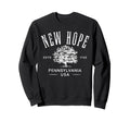 New Hope Pennsylvania Distressed Sweatshirt - Streetwear Style for Adults - T-Shirt, Sweatshirt, Hoodie