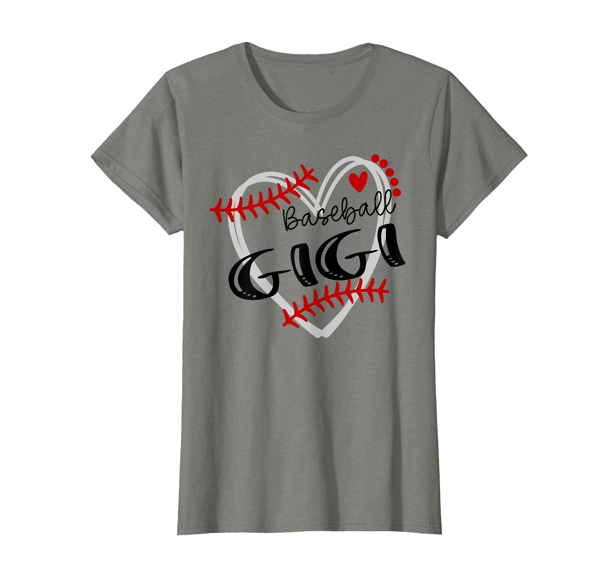 Personalized Baseball Heart Gigi T-Shirt - Fun Novelty Design Unisex - T-Shirt, Sweatshirt, Hoodie