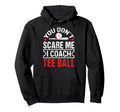 You Dont Scare Me I Coach Ball Funny Hoodie - Aesthetic Graphic for Adults - T-Shirt, Sweatshirt, Hoodie