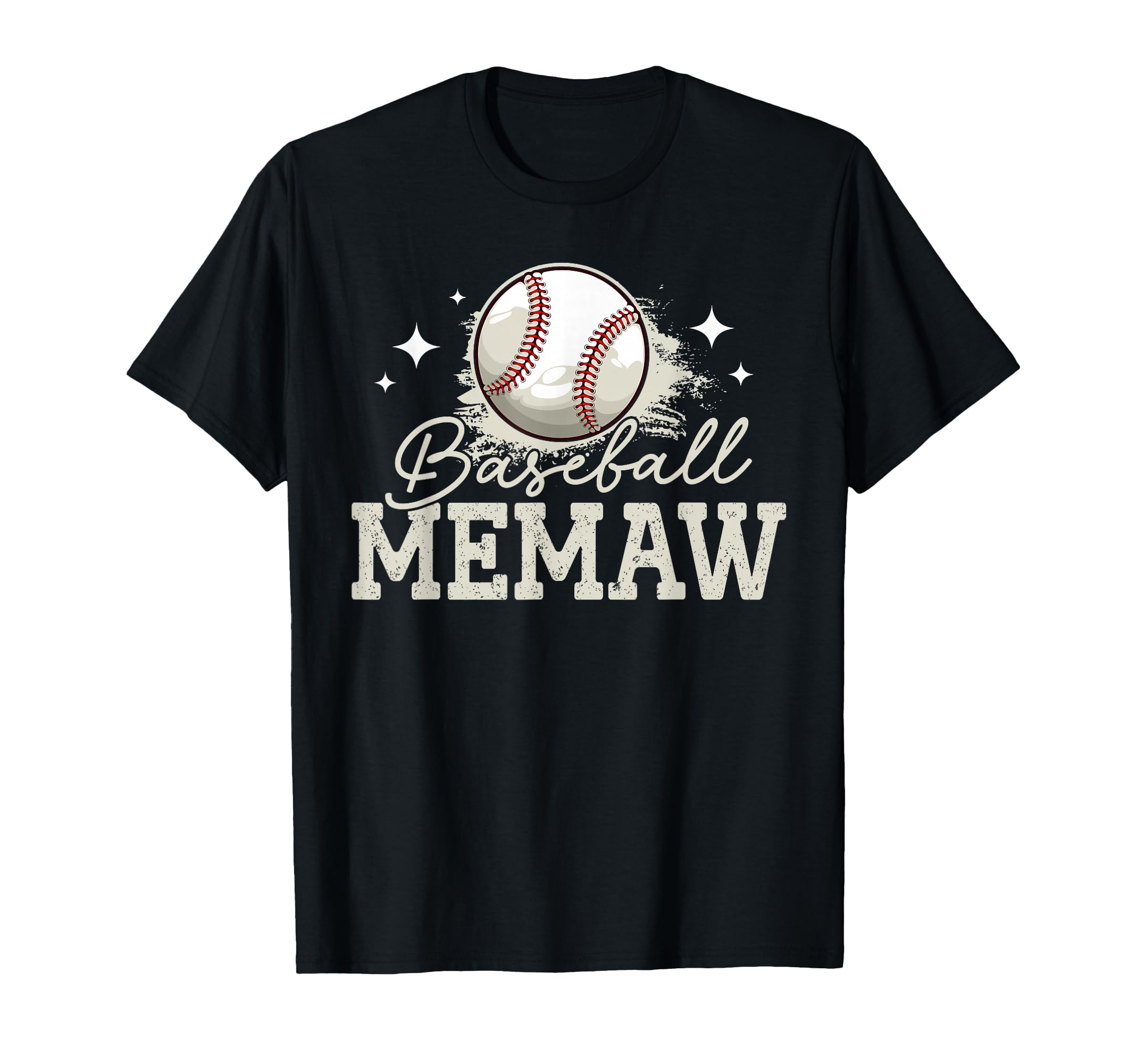 Baseball Memaw Sport Baseball Player T-Shirt - Graphic Print for Adults - T-Shirt, Sweatshirt, Hoodie