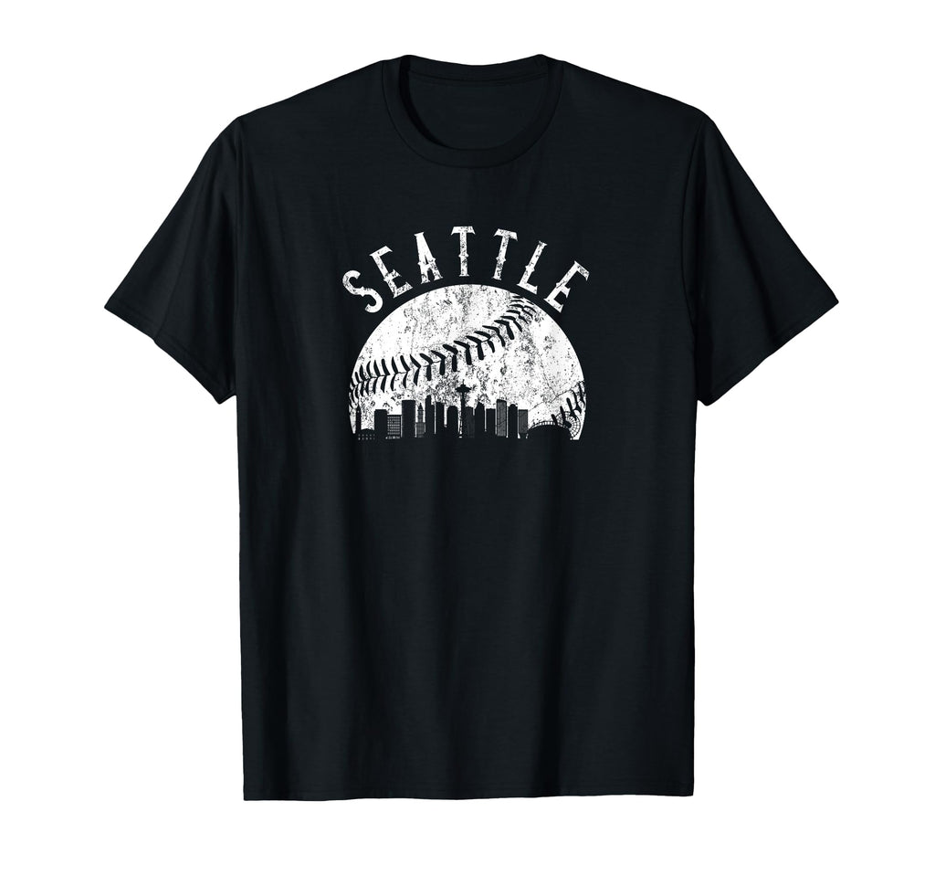 Seattle Washington Skyline T-Shirt - Minimalist Print for Adults - T-Shirt, Sweatshirt, Hoodie