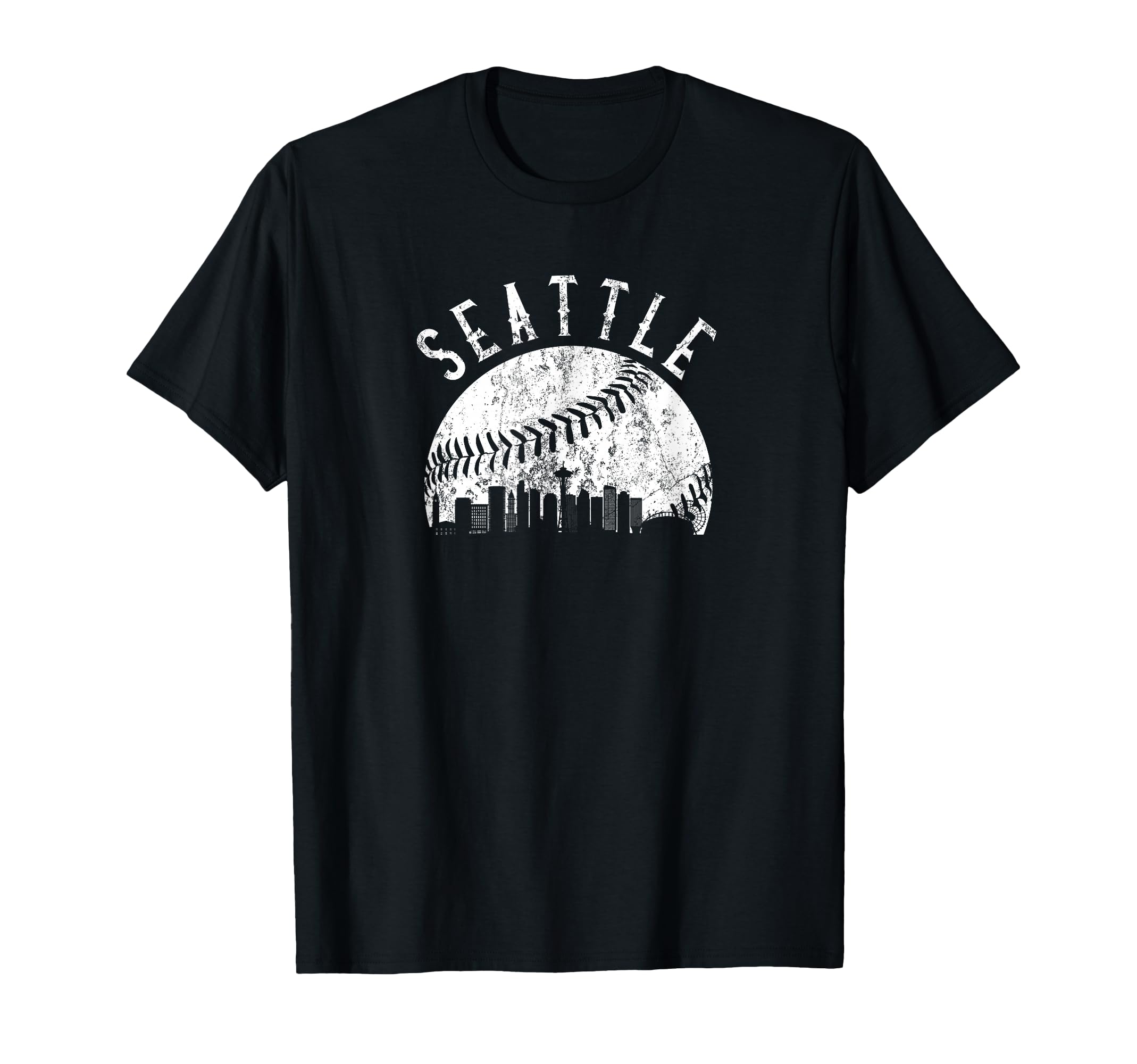 Seattle Washington Skyline T-Shirt - Minimalist Print for Adults - T-Shirt, Sweatshirt, Hoodie