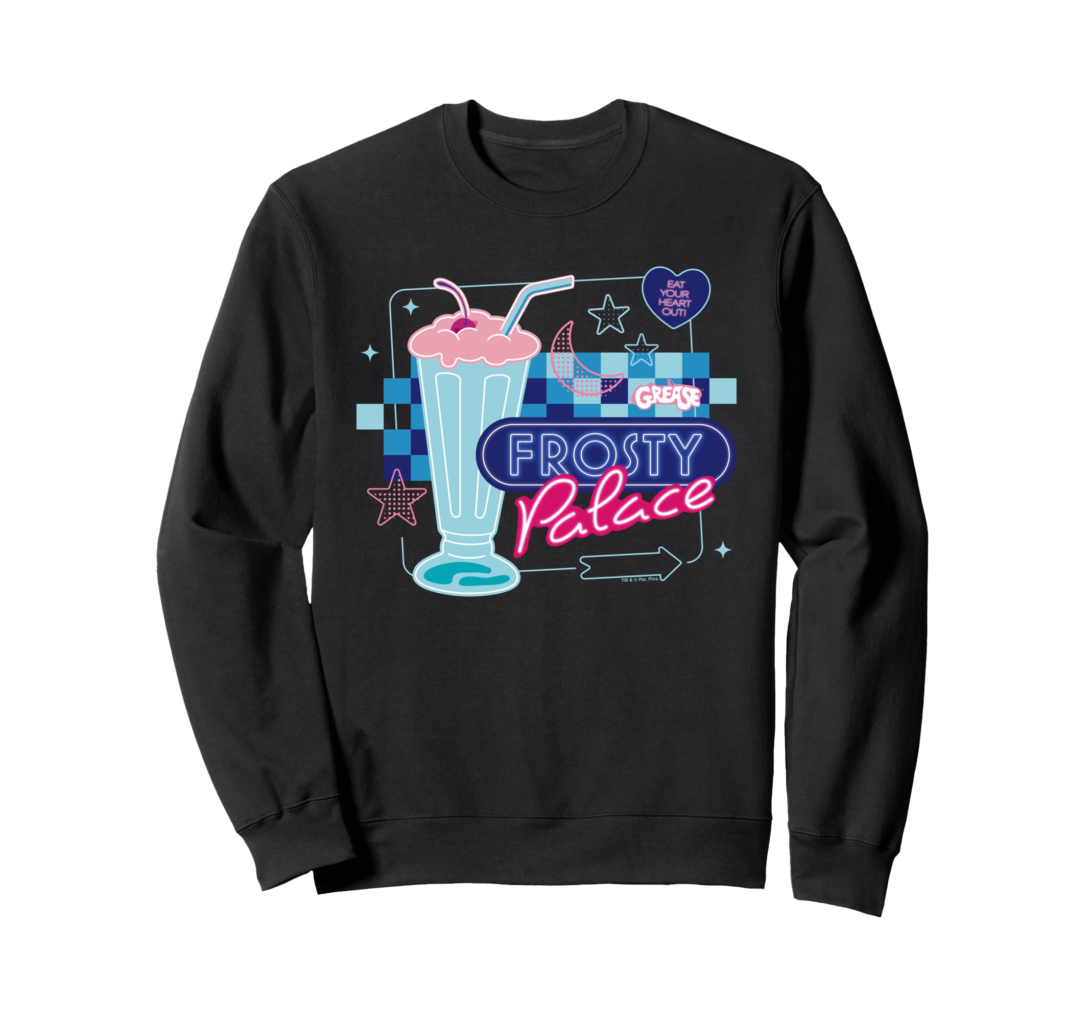 Grease Frosty Palace Malt Shop Diner Sweatshirt - Graphic Print Men Women - T-Shirt, Sweatshirt, Hoodie