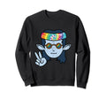 Grunge Groovy 60S Hippie Vampire Sweatshirt - Trendy Graphic for Adults - T-Shirt, Sweatshirt, Hoodie