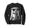 Otter Drinking Iced Coffee Funny Sweatshirt - Streetwear Style Unisex - T-Shirt, Sweatshirt, Hoodie