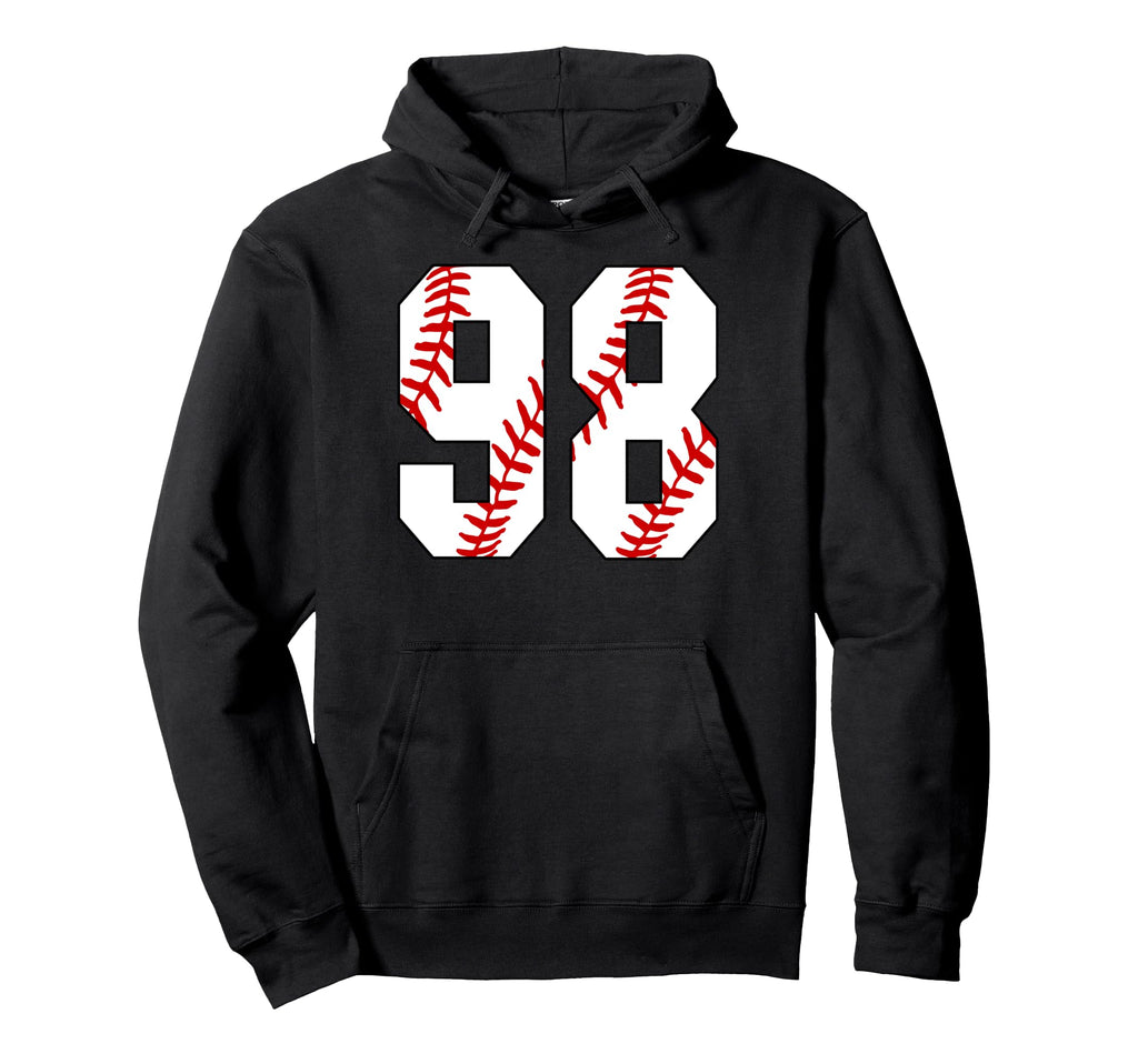Baseball Mom 98 Jersey Baseball Hoodie - Trendy Graphic for Adults - T-Shirt, Sweatshirt, Hoodie